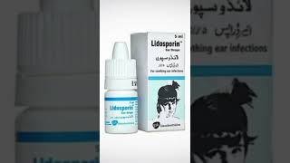 Lidosporin ear drop uses in urdu Benefits side effects and dosage earinfections earinfection [upl. by Aihsilat491]