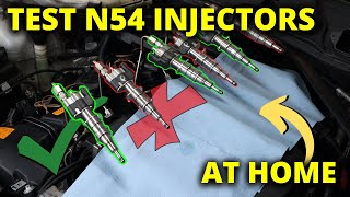 How to TEST your N54 Injectors AT HOME Leaking Injector Symptoms [upl. by Joane94]