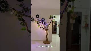 Making artificial plant three🌱☘️ artificialplantthree sapnadevalkar three homedecoration plant [upl. by Blackmun]