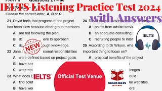 IELTS Listening Practice Test 2024 with Answers  05022024 [upl. by Odlaumor]