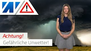 Achtung Superzellen Lebensgefährliche Unwetter mit Hagel Starkregen und Sturzflutgefahr [upl. by Kaitlynn]