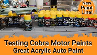 Testing Cobra Motor Paints By Ammo  Great Acrylic Paint Line [upl. by Mendoza848]