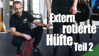 Knirschende Knie  Externe Rotation der Hüfte korrigieren  TEIL 2 [upl. by Namie885]