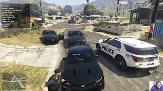 GTA 5 LSPDFR Undercover Gang Police Task Force [upl. by Anitrebla]