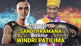 WINDRI PATILIMA vs SANDI PRAMANA [upl. by Touber]