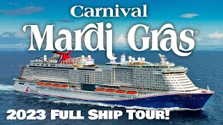 Carnival Mardi Gras 2023 Full Cruise Ship Tour [upl. by Delisle]