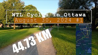 WTL Cycles 44 KM in Ottawa August 30 2024 Ride 1 4K [upl. by Trofmoc942]