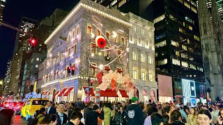 Cartier 5th Avenue Magical Christmas Light Show 🎄Radio City Music Hall Spectacular [upl. by Akim]