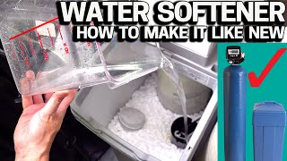 Water Softener Cleaning amp Restore it Like New  Dont skip this EASY maintenance [upl. by Berthold]