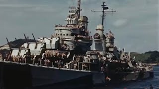 USS San Diego CL53 docking at Yokosuka Naval Base on August 30 1945 [upl. by Winona777]