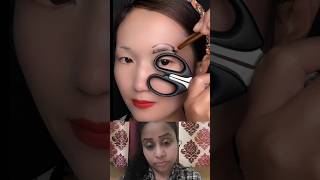 How To Use Eyebrow Stencil Perfect Eyebrows With Eyebrow Stencil eyebrows trending shorts [upl. by Erskine507]