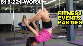 POLE CHICKS POLE DANCING STUDIO KANSAS CITY CHIX FITNESS CLASSES LESSONS [upl. by Dami]