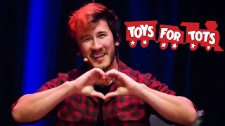 Markipliers December Charity Livestream  Toys for Tots [upl. by Enelyak]