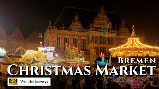 Wonderful • German Christmas Market • Bremen by Night [upl. by Lerim]