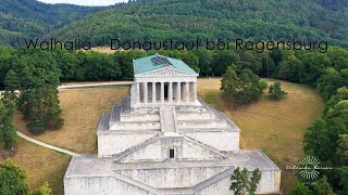 Walhalla Regensburg Drohne und Innen [upl. by Zilevi]