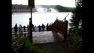 ALEXANDER DAM AND FALLS ON THE NIPIGON RIVER [upl. by Hallutama]