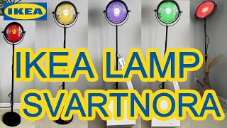 Ikea Floor Lamp Svartnora  Unboxing and Setup [upl. by Rich96]