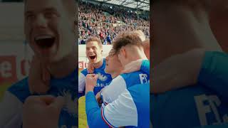 Pure Emotionen💥 Den Schwung nehmen wir mit nach Hannover…💪 wirsindhansa hansarostock [upl. by Htebazila904]