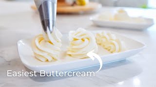 Easy 3 Ingredient Buttercream [upl. by Anenahs]