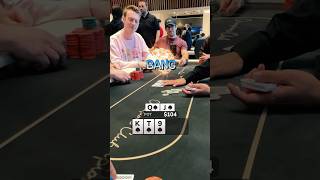 flopping a STRAIGHT FLUSH 🫨 poker shorts [upl. by Lucilia]