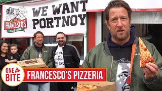 Barstool Pizza Review  Francescos Pizzeria Providence RI [upl. by Newnorb]