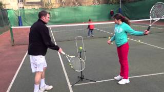 TopspinPro  Katya learns topspin in 2 minutes [upl. by Neyu]