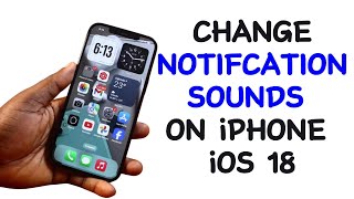 How to Change Notification Sounds on iPhone iOS 18 [upl. by Latsyek]