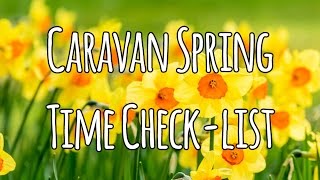 Caravan spring time check list [upl. by Eynaffit]