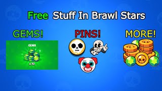 FREE Stuff You Can Get In Brawl Stars [upl. by Arihk]