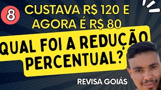 Uma mercadoria que custava R 12000 agora ela custa R 80 REVISA GOIÁS 3° ano Professor Euler [upl. by Sabah]