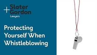 Protecting Yourself When Whistleblowing [upl. by Krasner]