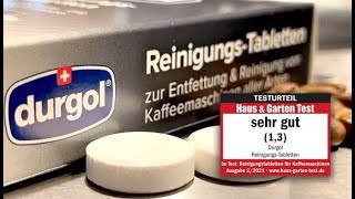 Durgol ReinigungsTabletten für Kaffeemaschinen im Test [upl. by Amber]