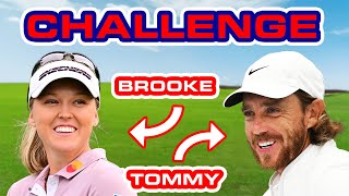 Tommy Fleetwood And Brooke Henderson Irons Challenge  TaylorMade Golf [upl. by Joe]