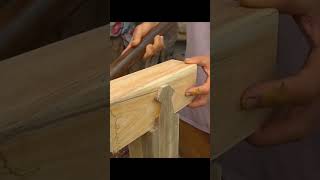 Awesome No Screw Wood Joint by Carpenter [upl. by Tadashi]