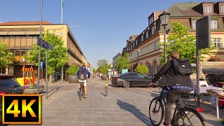 Walking during morning rush hour in Växjö Sweden  4K Virtual Travel City Walking [upl. by Amer]