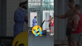 Prank on gym boy 🤯 part 2 💞 shorts prank reaction viral trend [upl. by Kitrak]