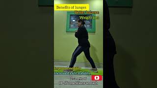 Lunges Transforms your Body in 30 Days weightloss 30dayschallenge lunges transformation like [upl. by Ainelec686]