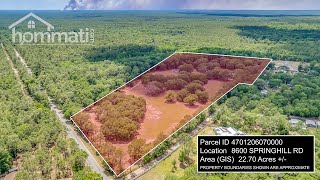 8600 Springhill RdTallahassee FL 32305  Real Estate Aerial Video [upl. by Uella374]