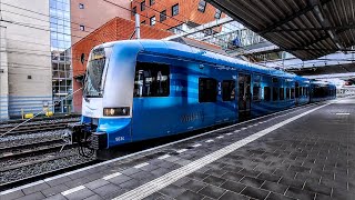 Connexxion FTD Protos perhaps the rarest train of Europe departs Amersfoort Centraal  Departure [upl. by Kirwin]