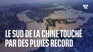 Le sud de la Chine frappé par les plus fortes pluies depuis 60 ans [upl. by Hawthorn626]