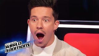 9 INCREDIBLE ALLSTARS Blind Auditions on The Voice [upl. by Ailaza]