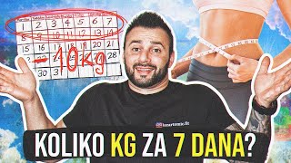 ZA 7 DANA IZGUBITE 10 KILOGRAMA  najbolji nacin [upl. by Elwina]