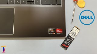 Dell Inspiron 15 5515 SSD Upgrade  Inspiron 5515 AMD Ryzen SSD Upgrade  Disassembly [upl. by Dibbell]