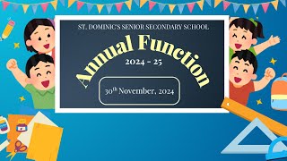 ST DOMINICS SCHOOL MATHURA ANNUAL FUNCTION 2024 LIVE [upl. by Elna]