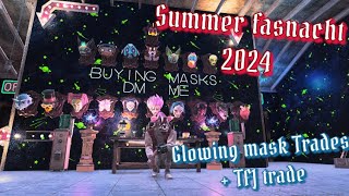 FO76 NEW GLOWING MASK TRADES SUMMER FASNACHT 2024  FALLOUT 76 XBOX TRADES [upl. by Hsirrehc]