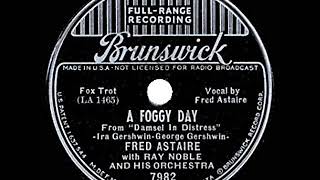 1937 HITS ARCHIVE A Foggy Day In London Town  Fred Astaire [upl. by Cardie302]