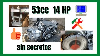 Proyecto Dadalt 53cc 14HP Analizando motor ciclomotor Trucado Grados y áreas de lumbreras [upl. by Amend372]