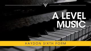 Haydon School  A Level Music [upl. by Epotimet]