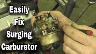 How To Fix A Surging Carburetor A Complete Guide [upl. by Haianeb]