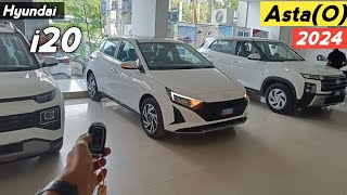 Hyundai i20 Top Model 2024 ❣️ Hyundai i20 AstaO Reallife Review 😍 [upl. by Valerye554]